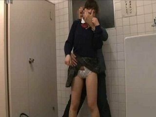 Public Exposure - Nippon Porn Star Gets Fucked in Tokyo Toilet