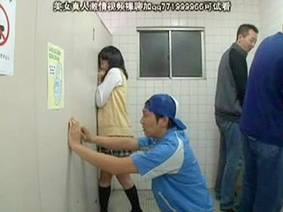 Sexy Nippon Teen Fucks Toilet Cleaner for Revenge in Tokyo Porn