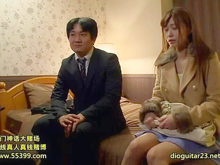 Slutty Nippon wife gets punished by cuckold hubby's threesome with hot Tokyo chick