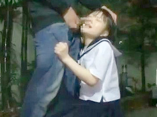 Wet and Horny Schoolgirl Gets Nailed on Rainy Day