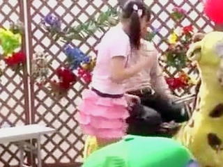 Nippon's Young Thrill-Seeker Gets Naughty with Step-Dad in China's XXX Amusement Park